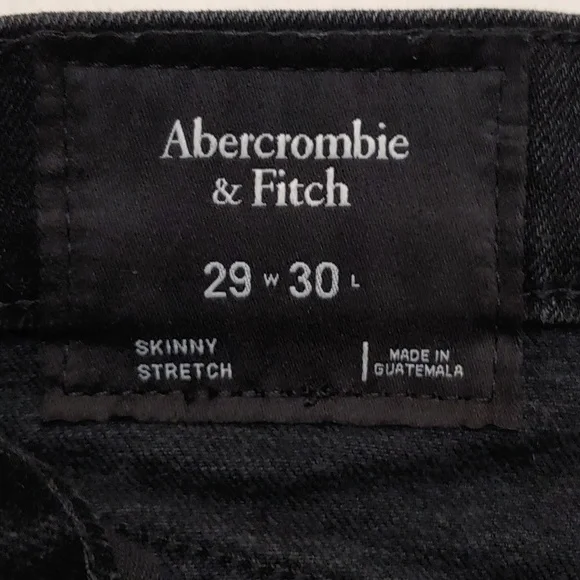 Abercrombie & Fitch Men's 29 Waist Skinny Stretch Destroyed Jeans